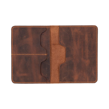 Nomera Handmade Personalized Leather Passport Wallet