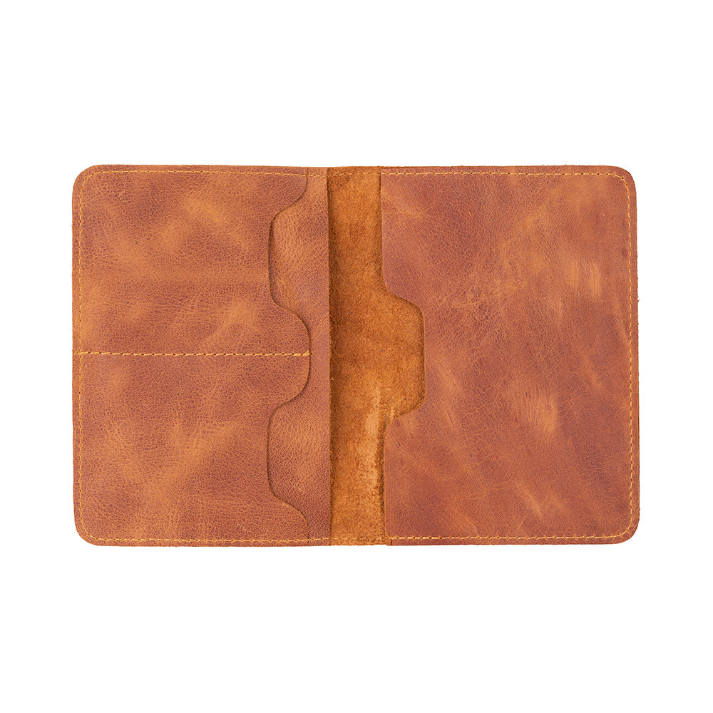 Nomera Handmade Personalized Leather Passport Wallet