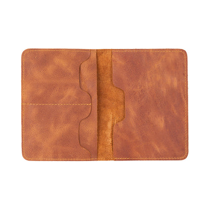 Nomera Handmade Personalized Leather Passport Wallet