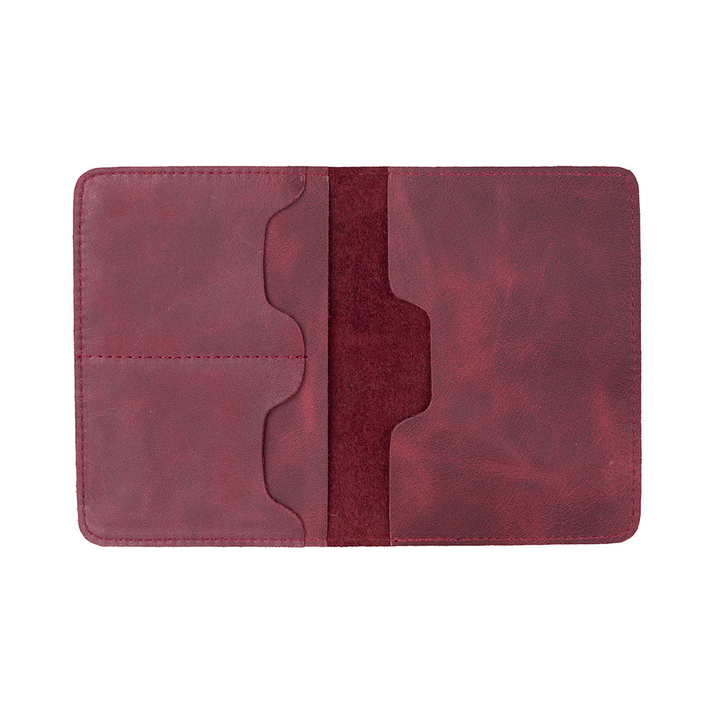 Nomera Handmade Personalized Leather Passport Wallet