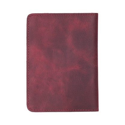 Nomera Handmade Personalized Leather Passport Wallet