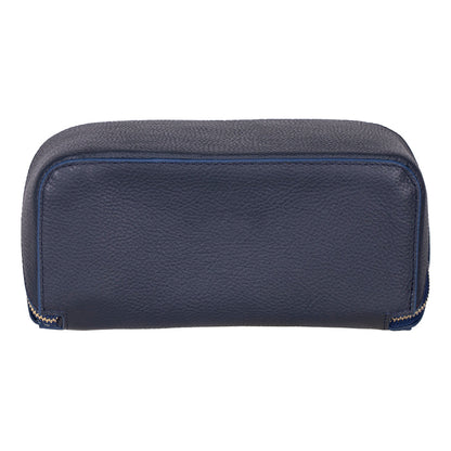 Novara Leather Travel Makeup Bag Organizer