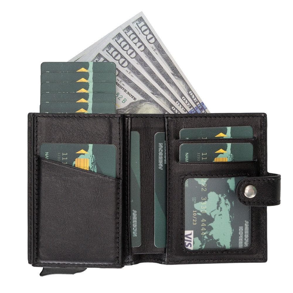 Palermo Leather Mechanical RFID Card Holder