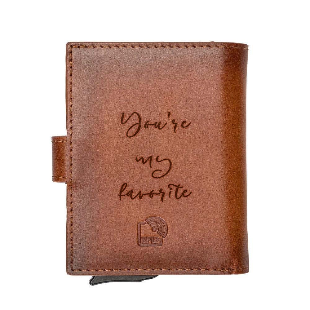 Palermo Leather Mechanical RFID Card Holder