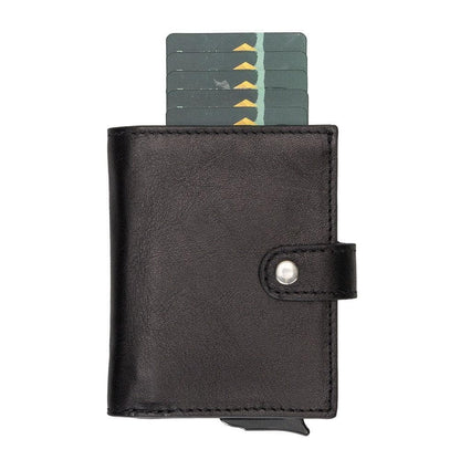 Palermo Leather Mechanical RFID Card Holder