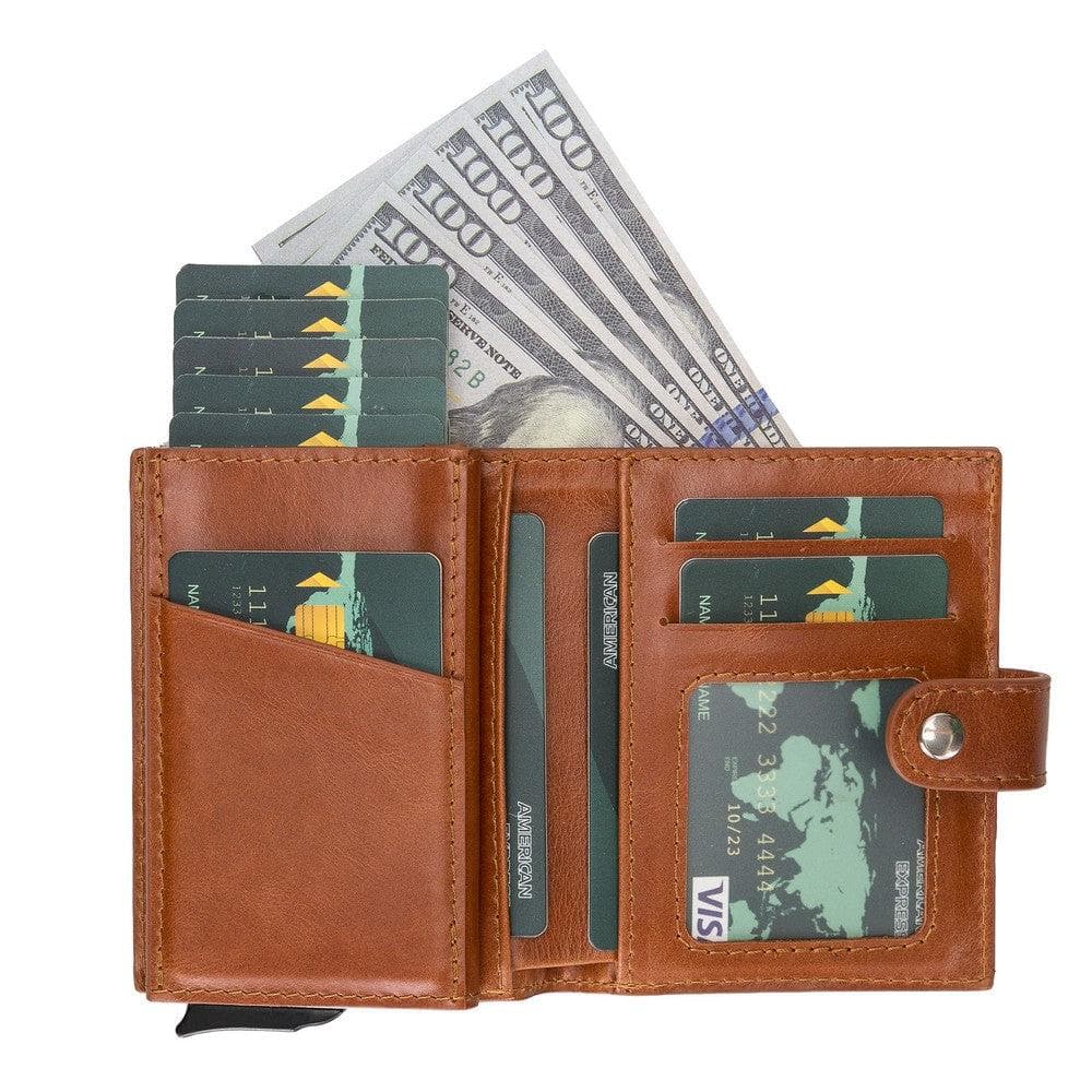 Palermo Leather Mechanical RFID Card Holder