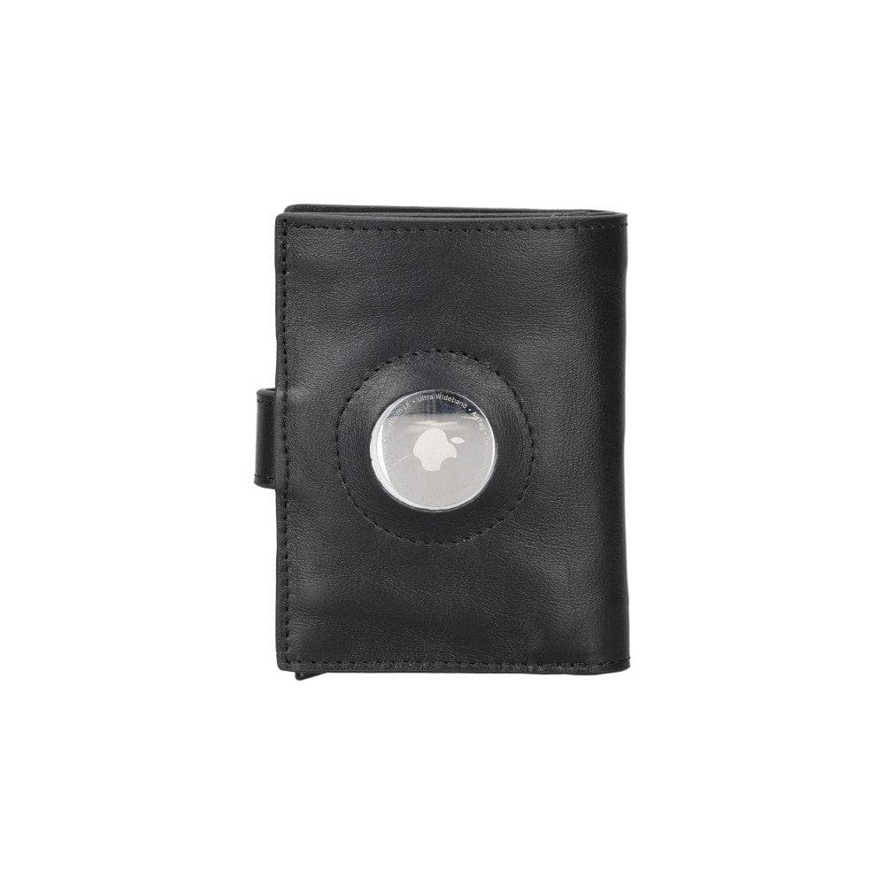 Palertag Zip Mechanical Smart Leather Card Holder With Air Tag Slot