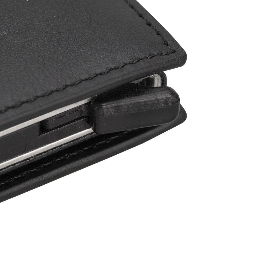 Palertag Zip Mechanical Smart Leather Card Holder With Air Tag Slot