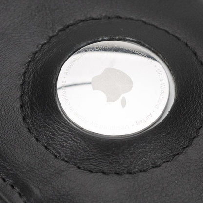 Palertag Zip Mechanical Smart Leather Card Holder With Air Tag Slot