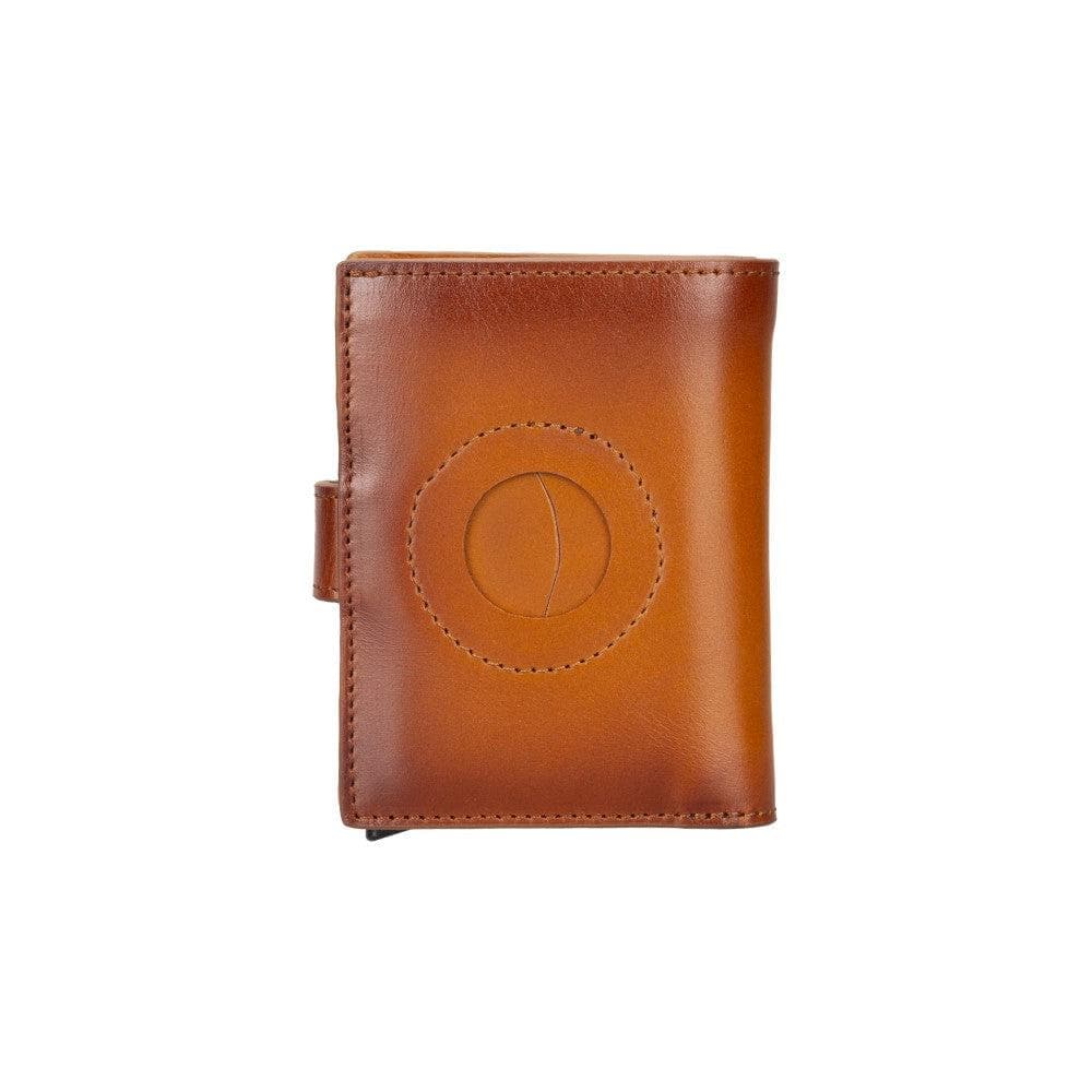 Palertag Zip Mechanical Smart Leather Card Holder With Air Tag Slot