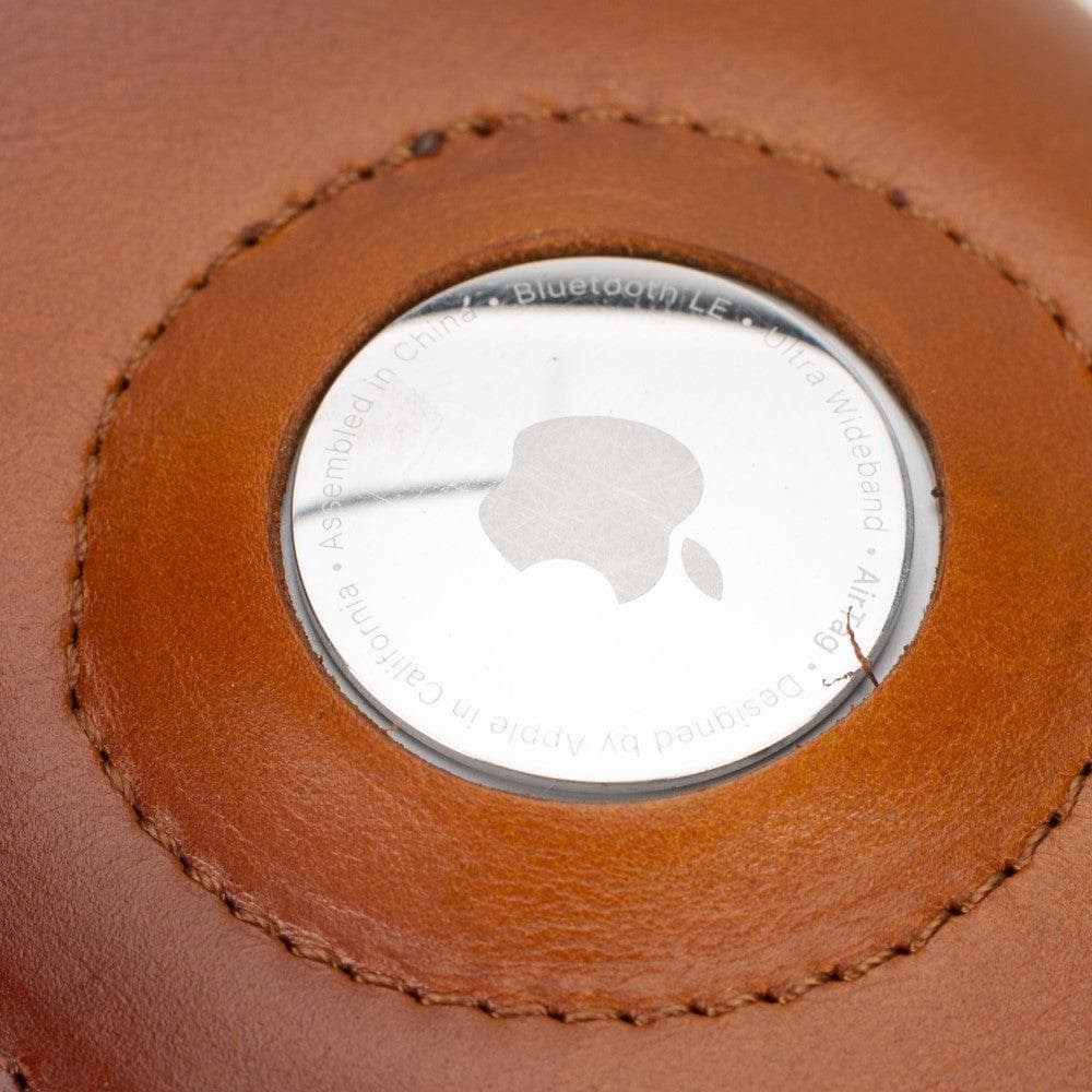 Palertag Zip Mechanical Smart Leather Card Holder With Air Tag Slot