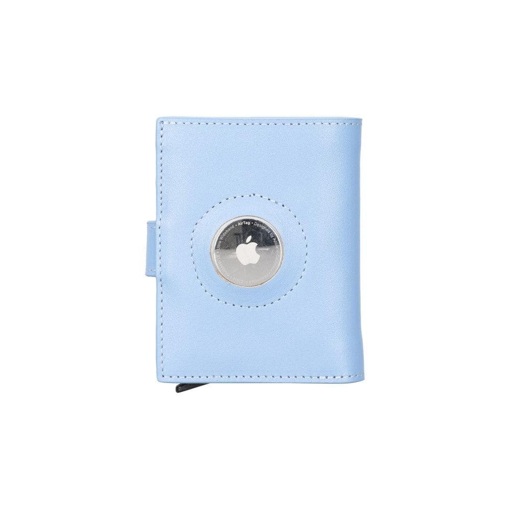 Palertag Zip Mechanical Smart Leather Card Holder With Air Tag Slot