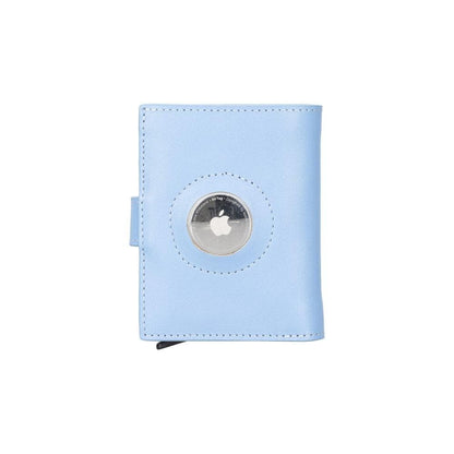 Palertag Zip Mechanical Smart Leather Card Holder With Air Tag Slot