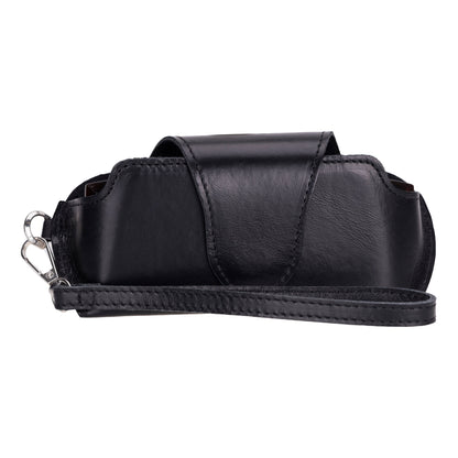Riviera Leather Glasses Case with Strap