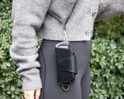 Riviera Leather Glasses Case with Strap