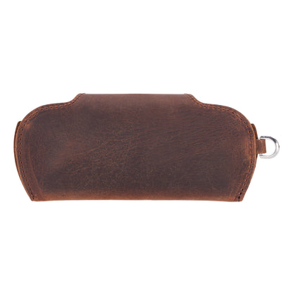 Riviera Leather Glasses Case with Strap