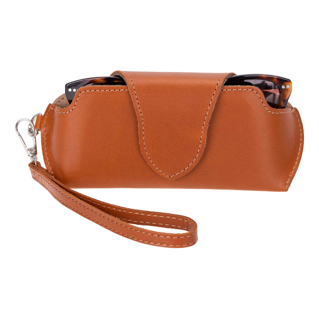 Riviera Leather Glasses Case with Strap