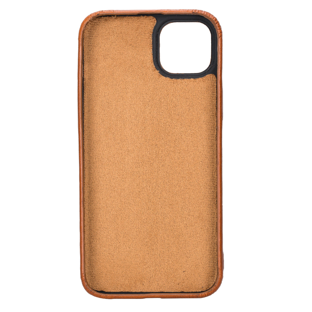 Rock Cover iPhone 15 Leather Slim Case