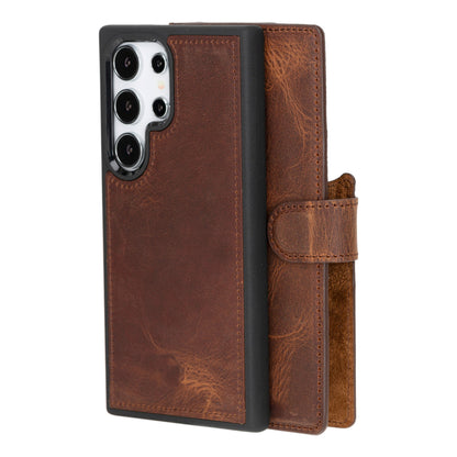 Samsung Galaxy S24 Leather Detachable Wallet Case