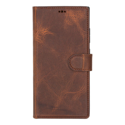 Samsung Galaxy S24 Leather Detachable Wallet Case