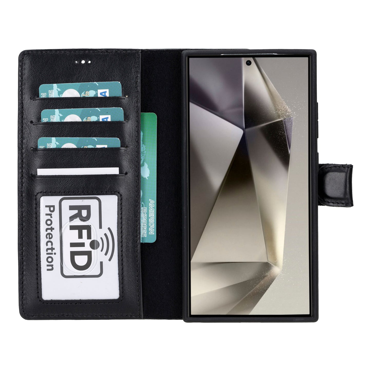 Samsung Galaxy S24 Plus Leather Detachable Wallet Case