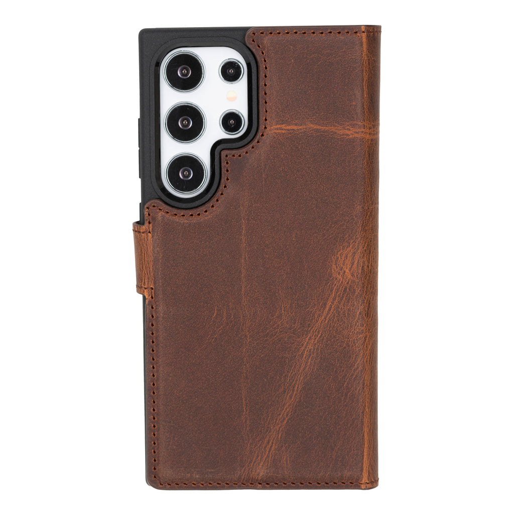 Samsung Galaxy S24 Ultra Leather Detachable Wallet Case
