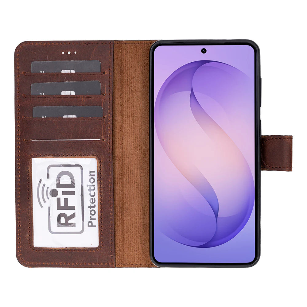 Samsung Galaxy S26 Plus Detachable Leather Wallet Case