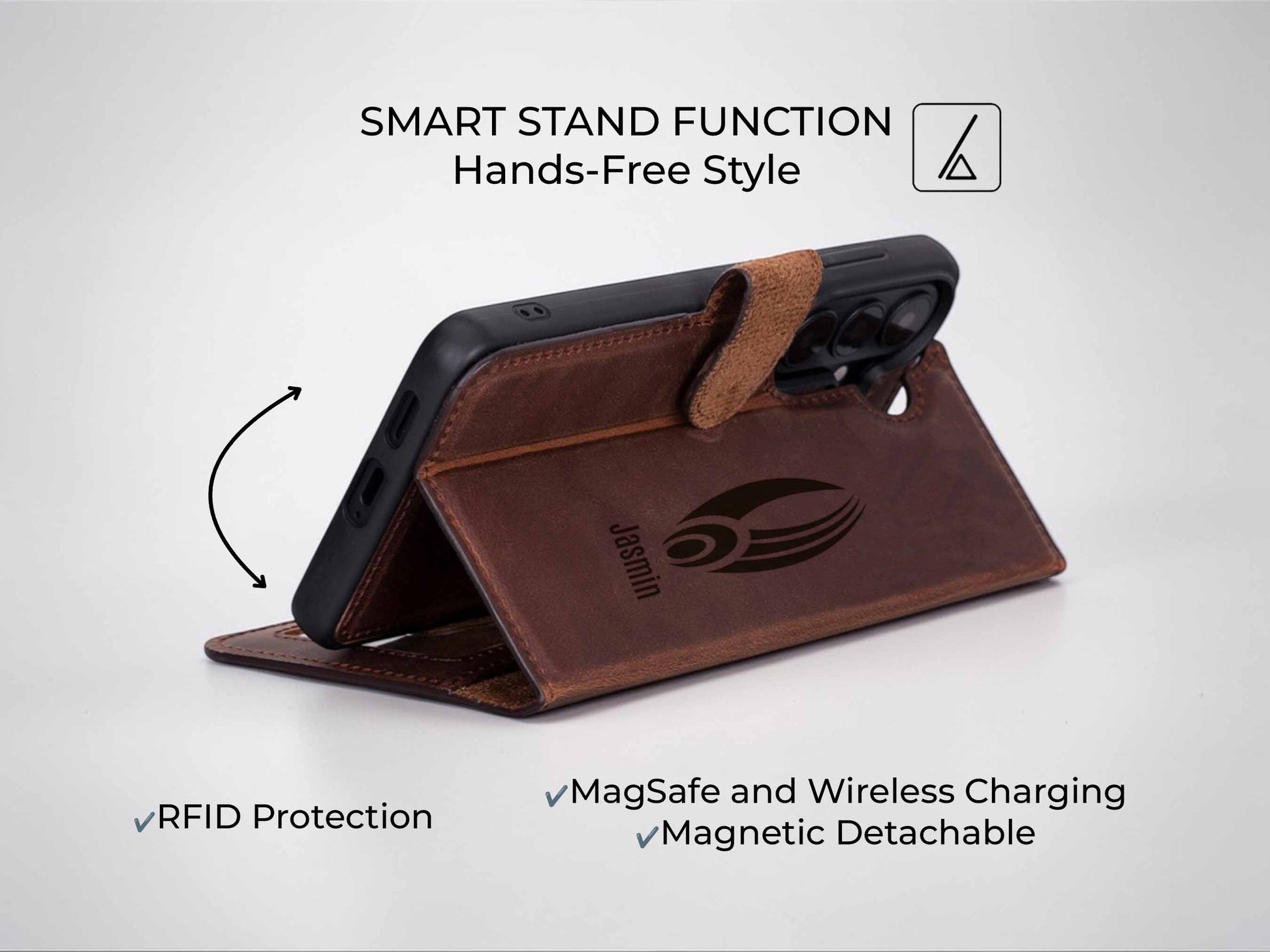 Samsung Galaxy S26 Plus Detachable Leather Wallet Case