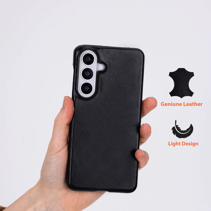 Samsung Galaxy S26 Plus Genuine Leather Case - Ultra-Slim Magnetic
