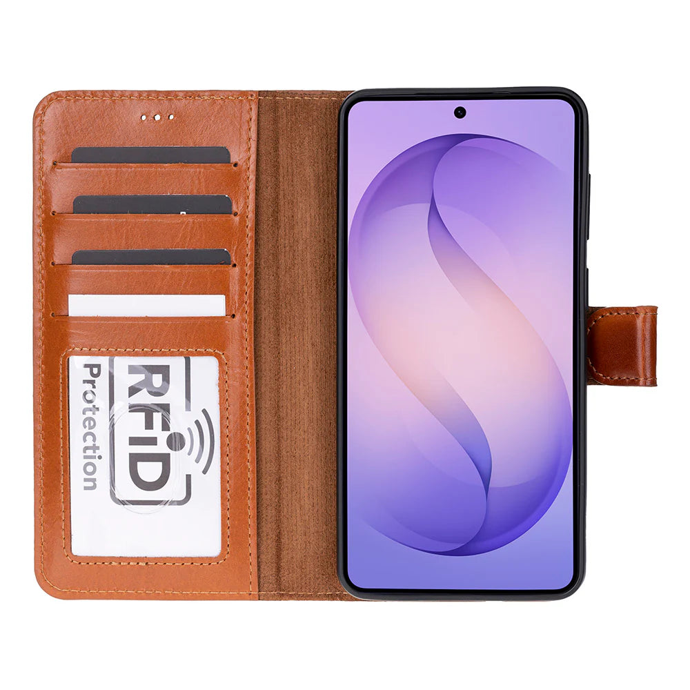 Samsung Galaxy S26 Series Detachable Leather Wallet Case