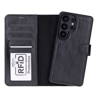 Samsung Galaxy S26 Ultra Detachable Leather Wallet Case