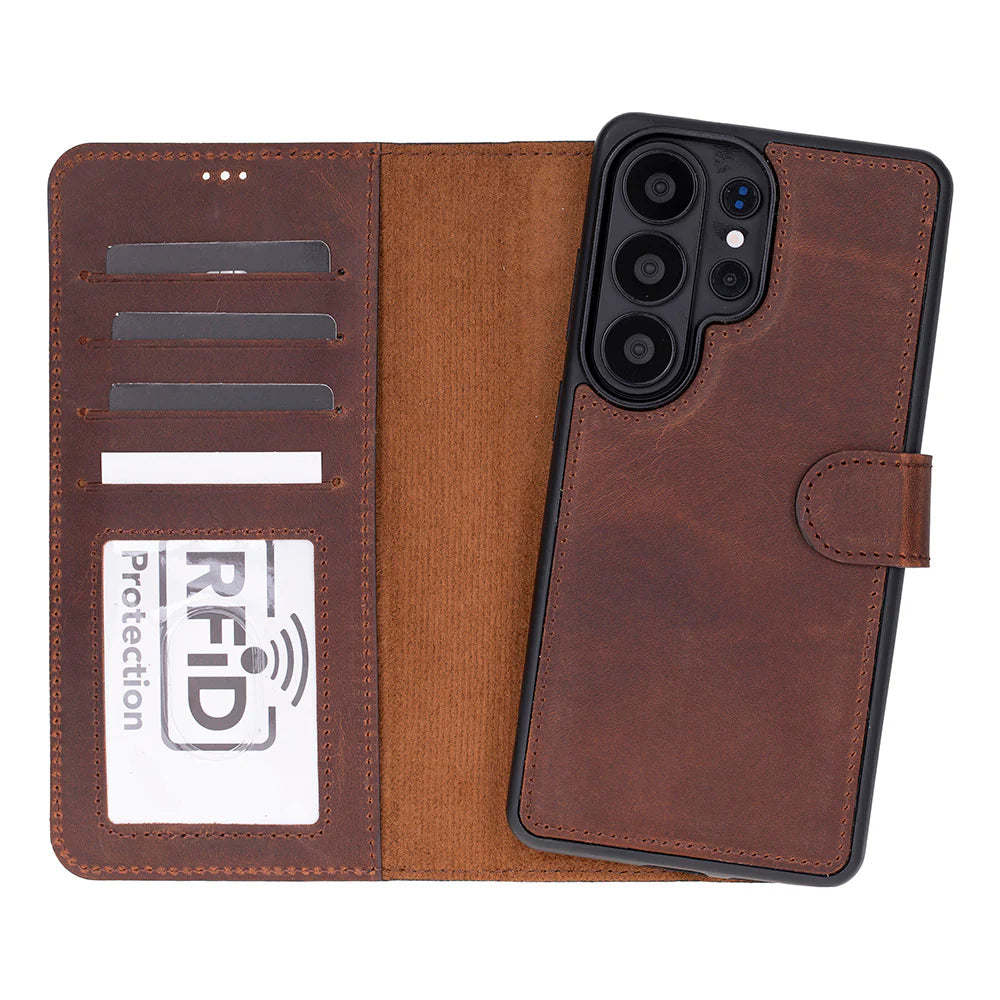 Samsung Galaxy S26 Ultra Detachable Leather Wallet Case
