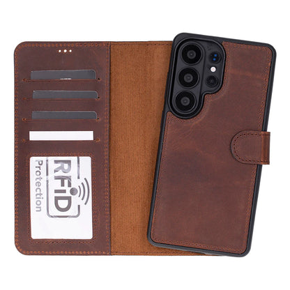 Samsung Galaxy S26 Ultra Detachable Leather Wallet Case