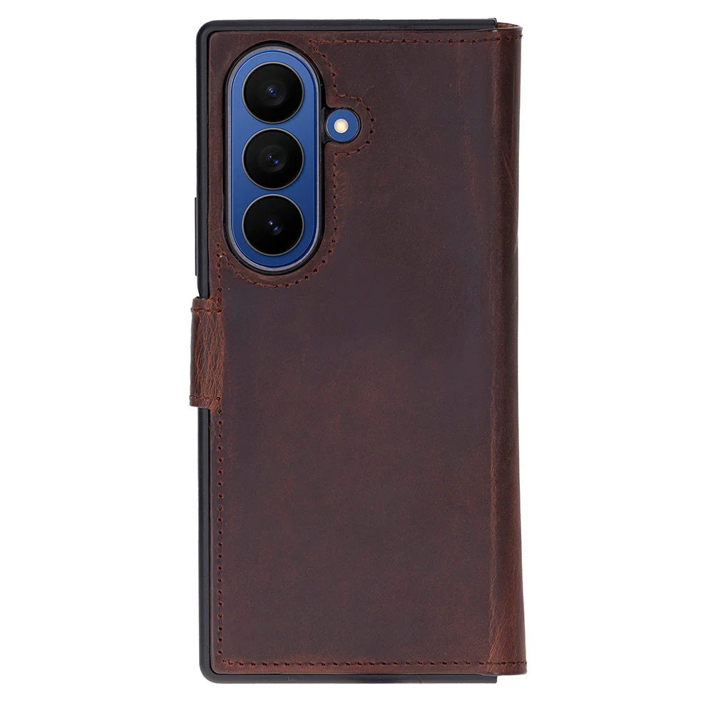 Samsung Galaxy Z Fold 7 Detachable Leather Wallet Case