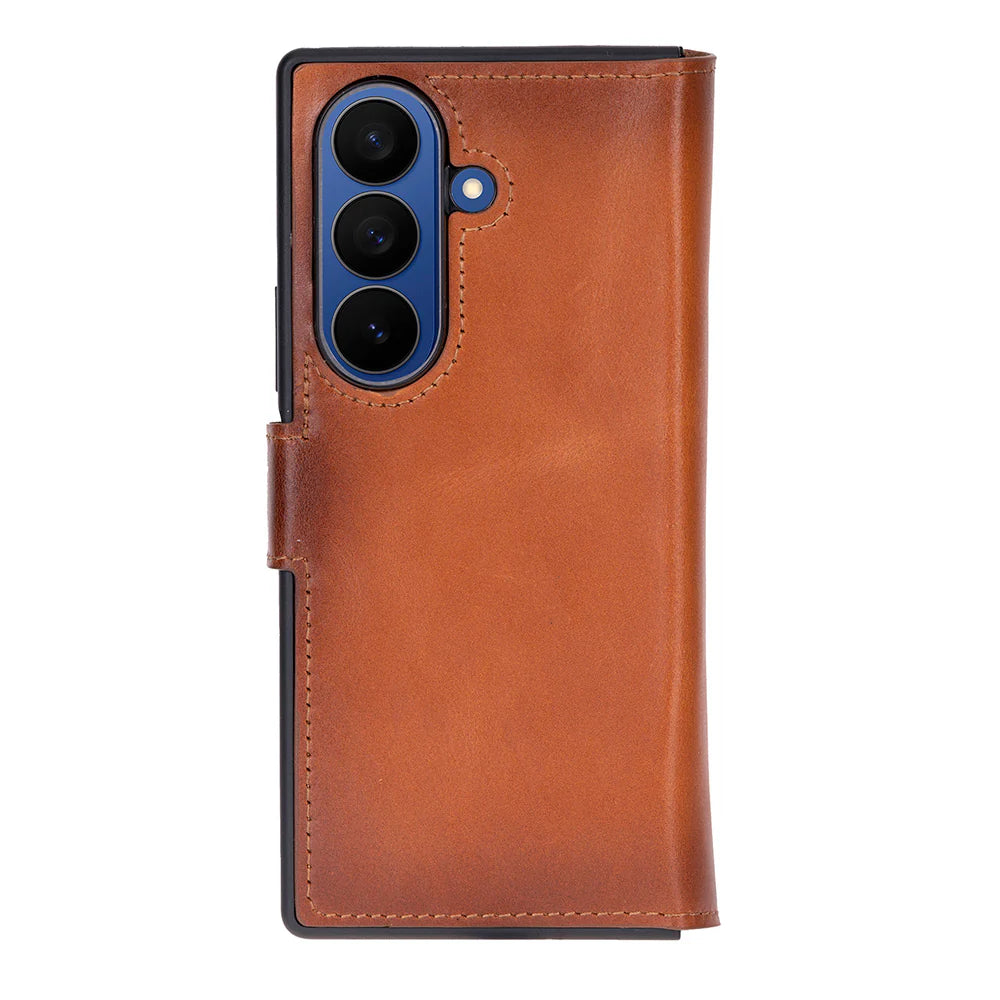 Samsung Galaxy Z Fold 7 Detachable Leather Wallet Case
