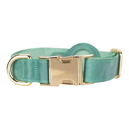 Scooby Leather Dog Collar With Air Tag Slot