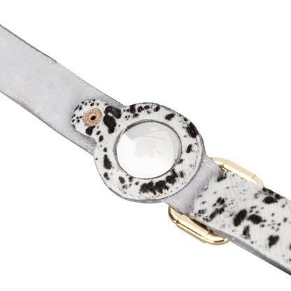 Scooby Leather Dog Collar With Air Tag Slot