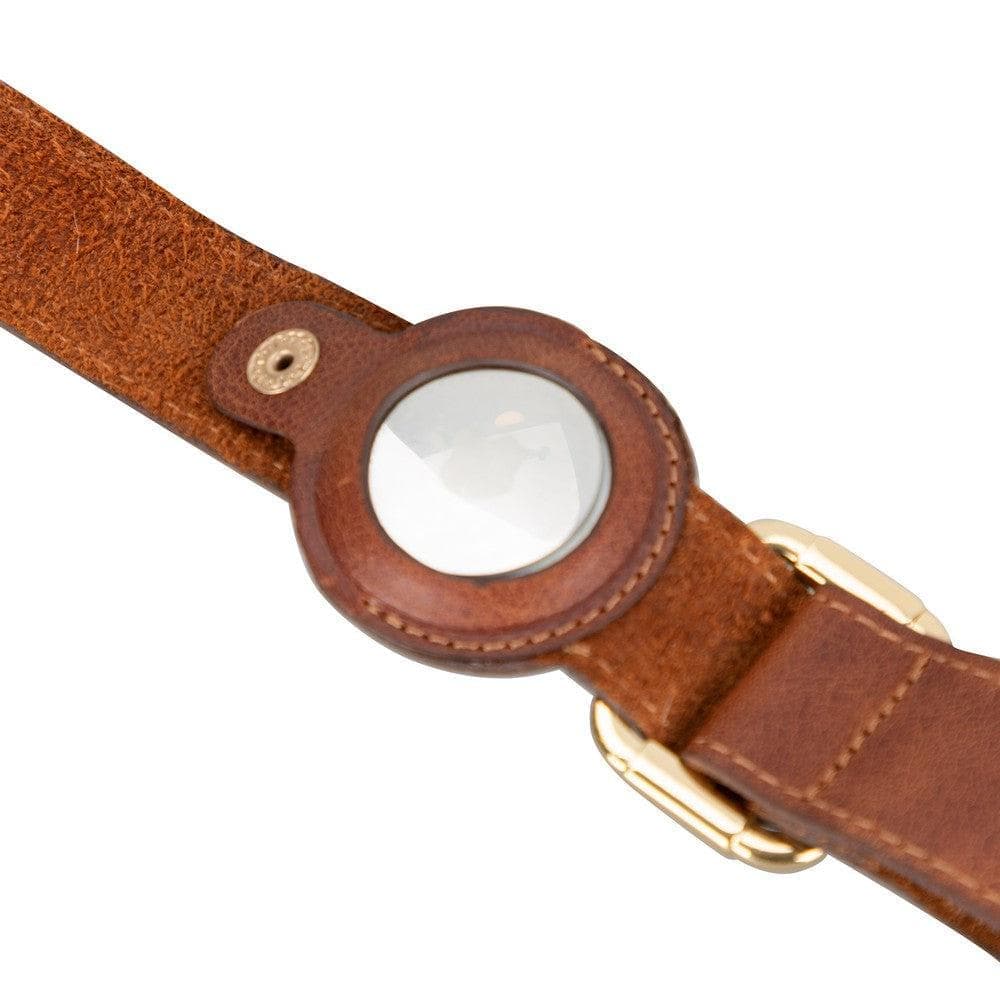 Scooby Leather Dog Collar With Air Tag Slot