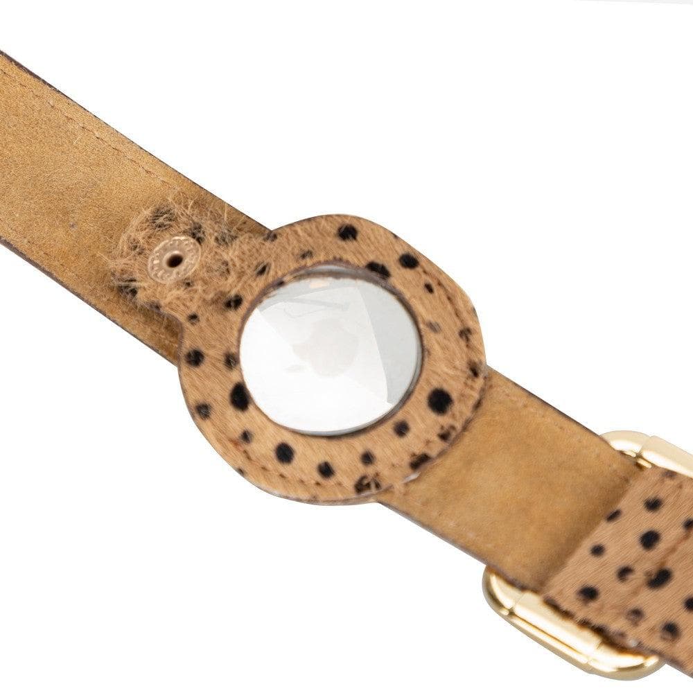 Scooby Leather Dog Collar With Air Tag Slot