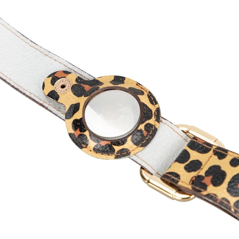 Scooby Leather Dog Collar With Air Tag Slot