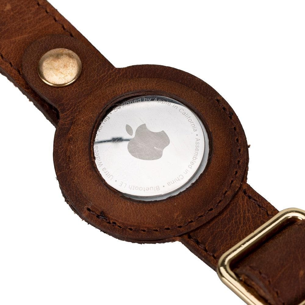 Scooby Leather Dog Collar With Air Tag Slot