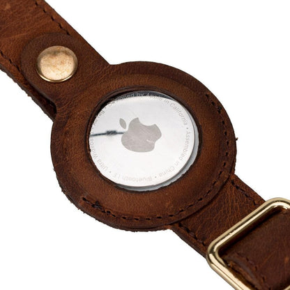 Scooby Leather Dog Collar With Air Tag Slot