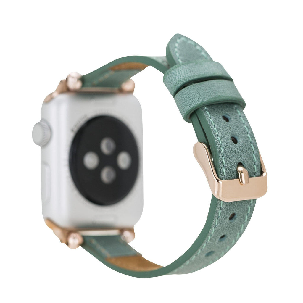 Leather Apple Watch Bands - Ferro Seamy Style 
