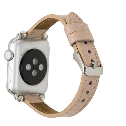 Leather Apple Watch Bands - Ferro Seamy Style 