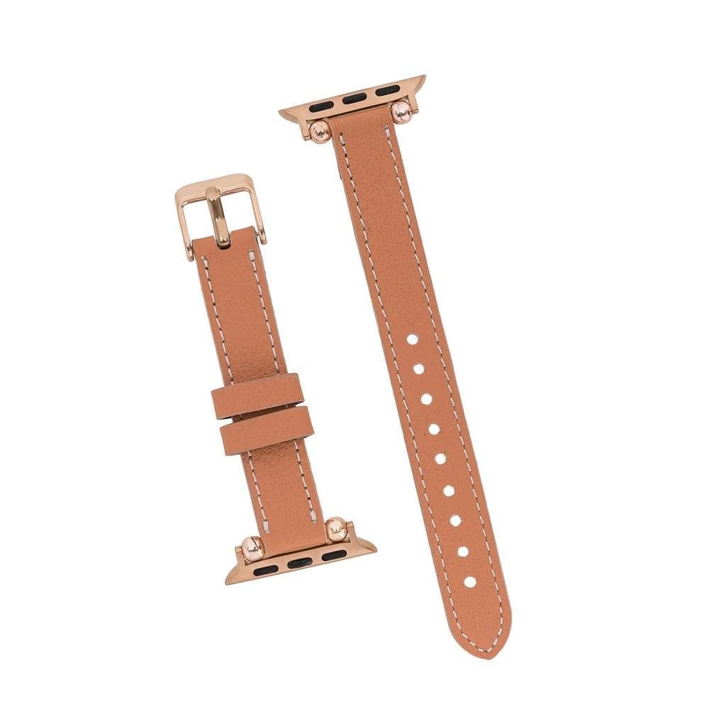 Leather Apple Watch Bands - Ferro Seamy Style 