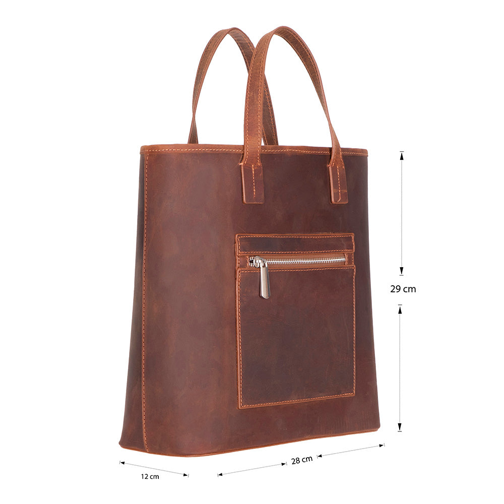 Seraya Genuine Leather Tote Bag