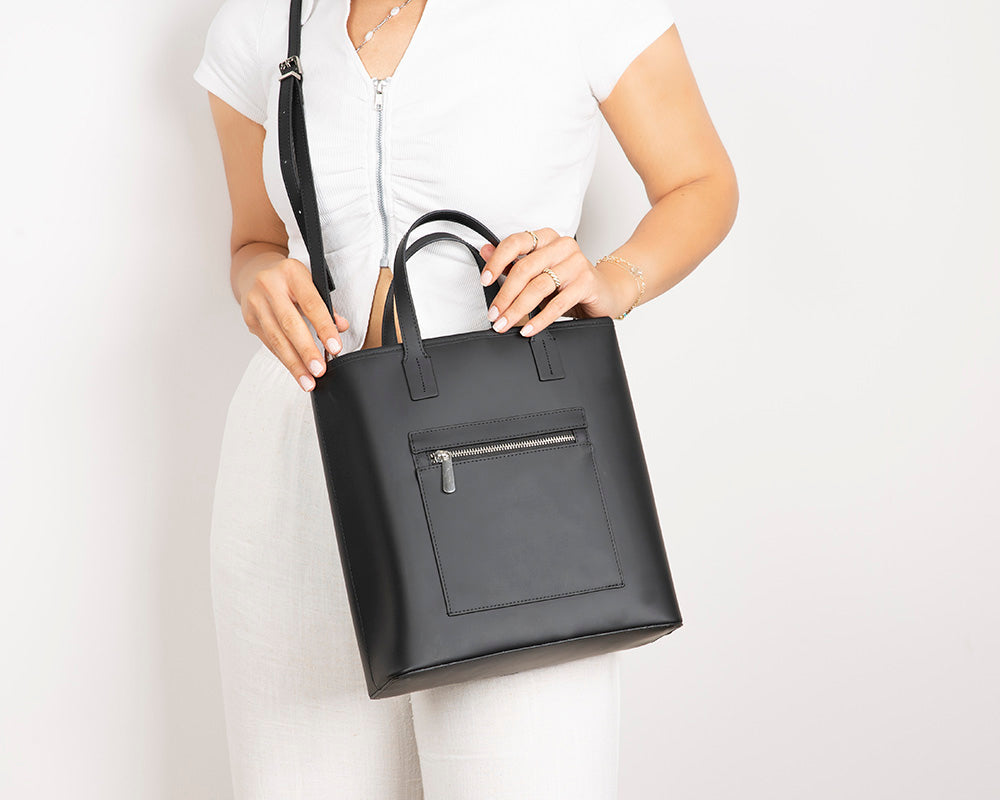 Seraya Genuine Leather Tote Bag