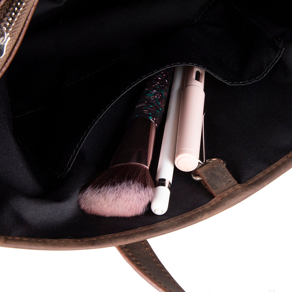 Seraya Genuine Leather Tote Bag