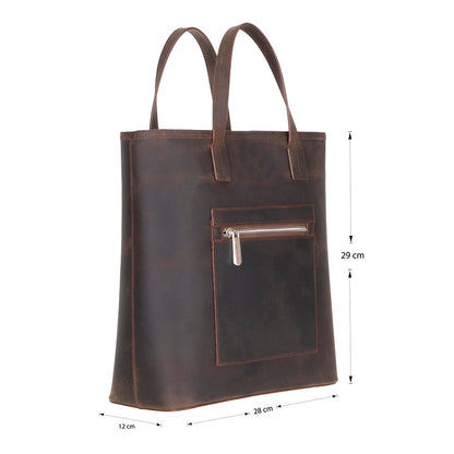Seraya Genuine Leather Tote Bag