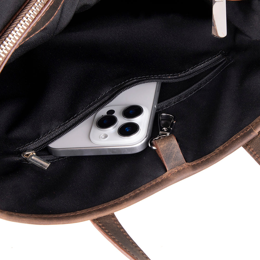 Seraya Genuine Leather Tote Bag